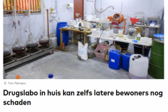 Het Belang Van Limburg - 8 Januari 2022 - Drugslabo in huis kan zelfs latere bewoners nog schaden